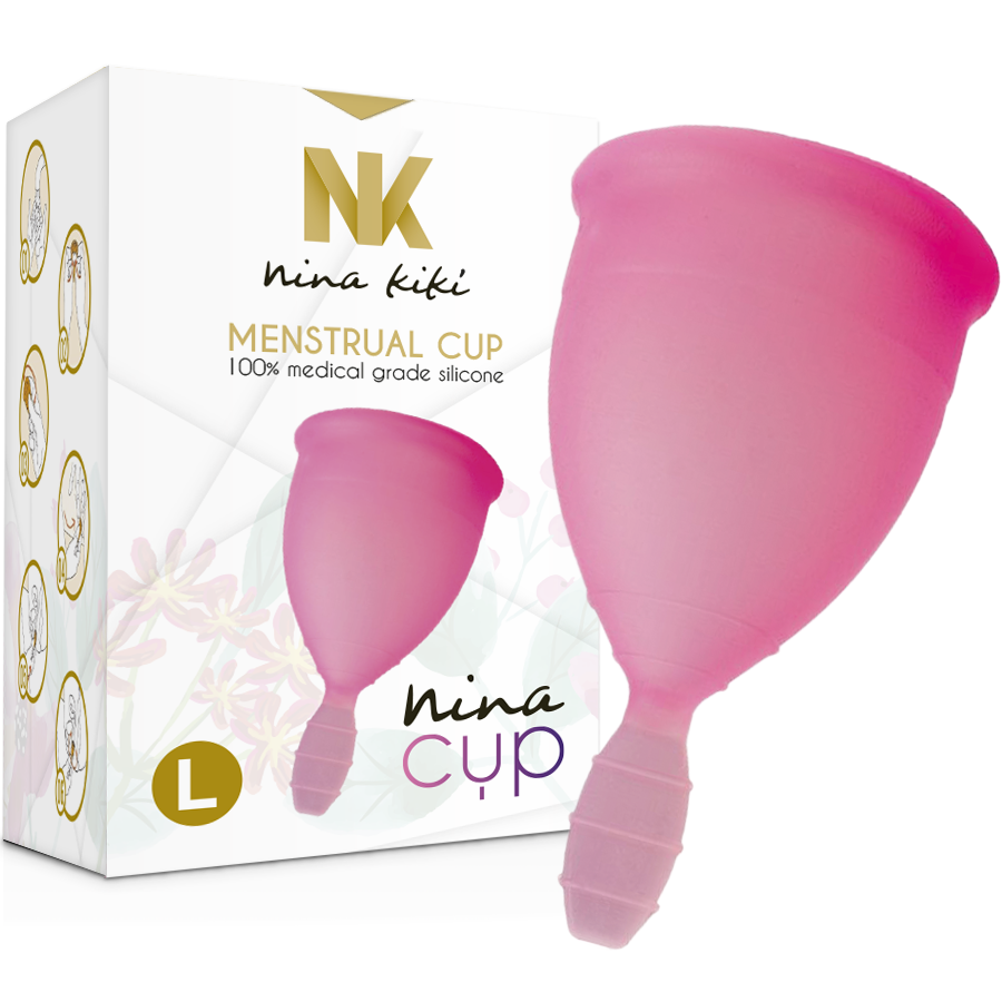 NINA KIKÍ - COUPE MENSTRUELLE ROSE - TAILLE L NINA KIKÍ