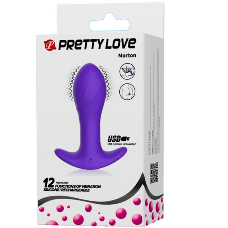 PRETTY LOVE - VIBRATEUR ANAL LILAS PRETTY LOVE