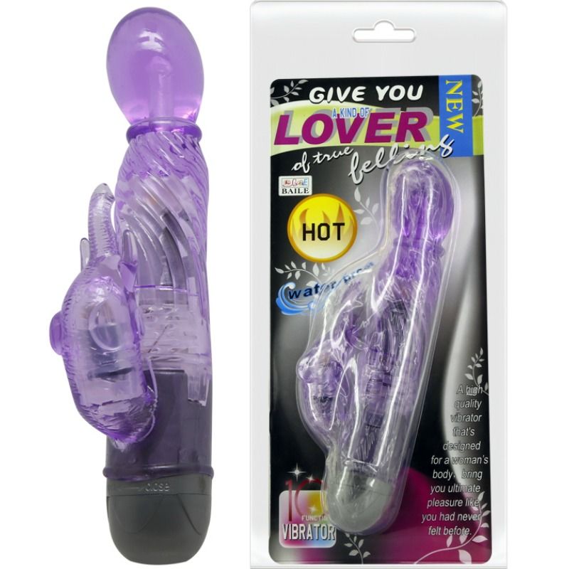 BAILE - VOUS OFFRIR UNE SORTE DE VIBRATEUR AMANT AVEC LAPIN LILAC 10 MODES BAILE VIBRATORS
