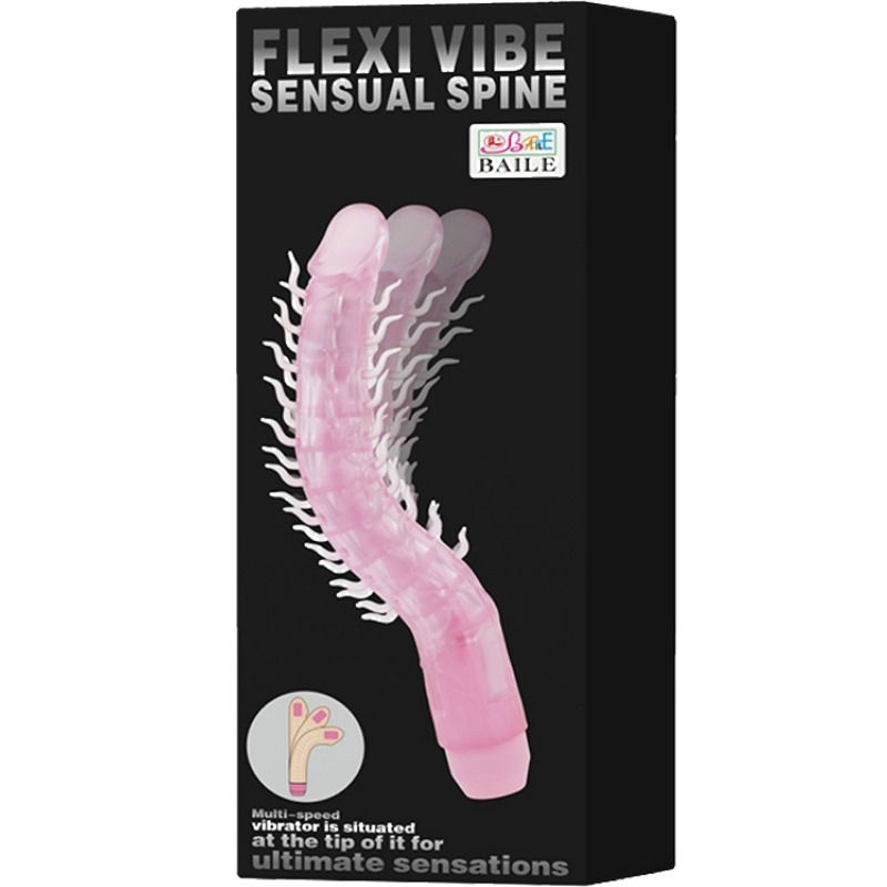 BAILE - FLEXI VIBE SENSUAL SPINE GODE VIBRANT PLIABLE LILAS 23.5 CM BAILE