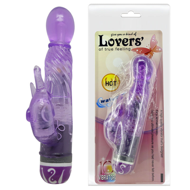 BAILE - VIBRATEUR  VITESSES MULTIPLES AVEC STIMULATEUR LILAS BAILE VIBRATORS