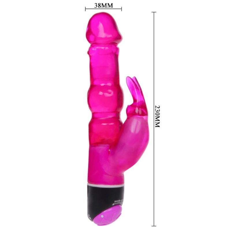BAILE - VIBRATEUR FANTASY WAVES OF PLEASURE AVEC LAPIN LILAS 23 CM BAILE VIBRATORS