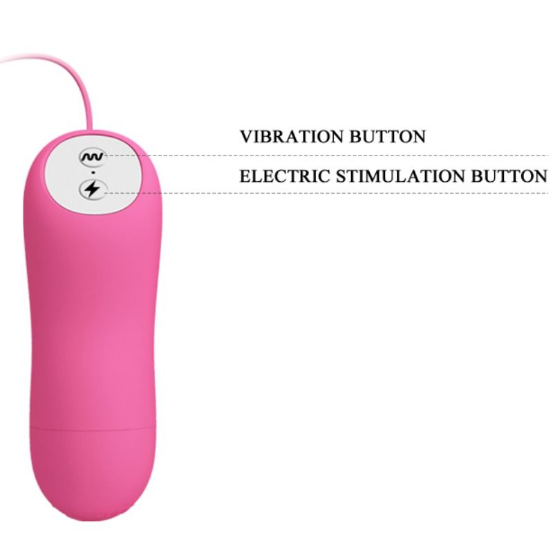 BAILE - PIZZAS ONDES ROMANTIQUES AVEC VIBRATION ET ÉLECTROCHOC FUCHSIA BAILE STIMULATING