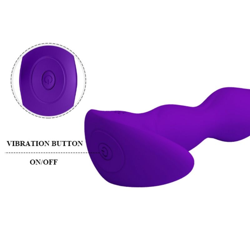 PRETTY LOVE - MASSAGER ANAL 12 MODES DE VIBRATION LILAS PRETTY LOVE