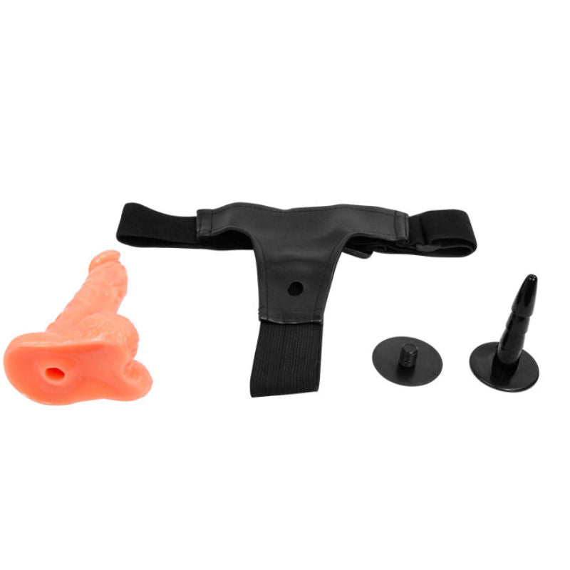 BAILE - HARNAIS AVEC PÉNIS RÉALISTE ET CULOTTE RÉGLABLE ULTRA PASSIONNÉE 15.5 CM BAILE HARNESS COLLECTION