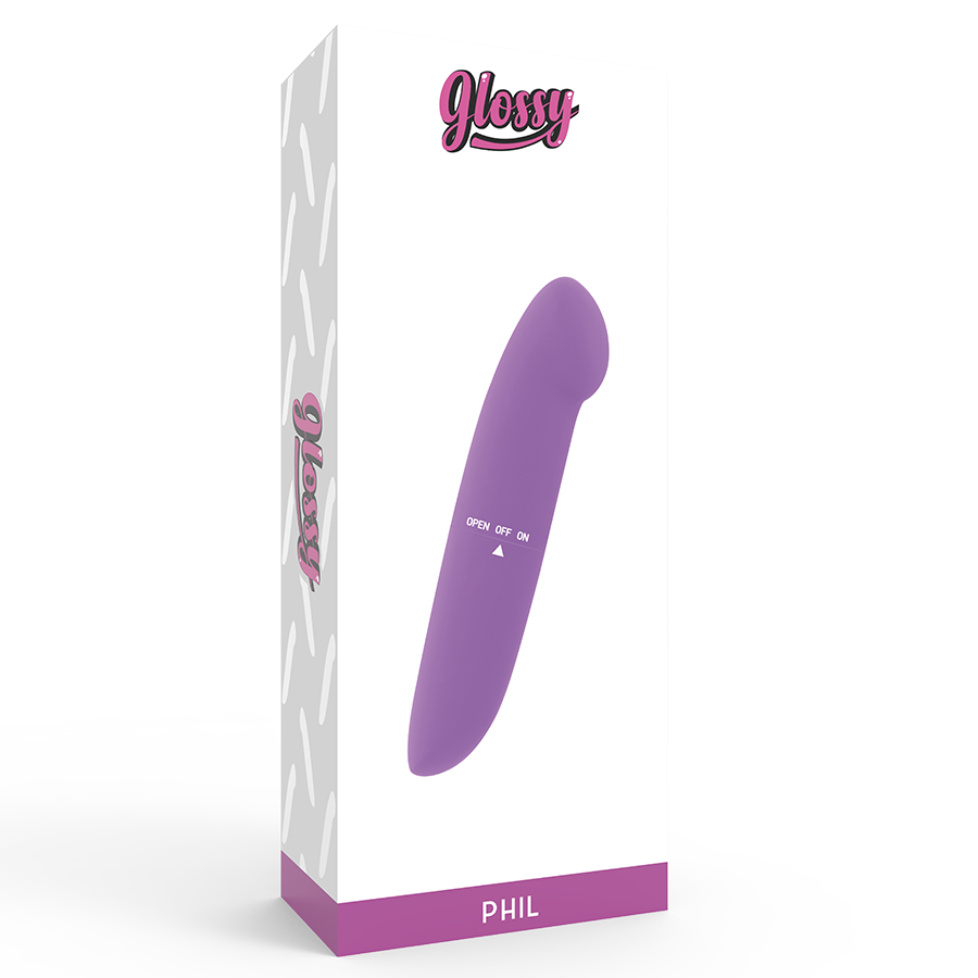 GLOSSY - VIBRATEUR PHIL VIOLET GLOSSY
