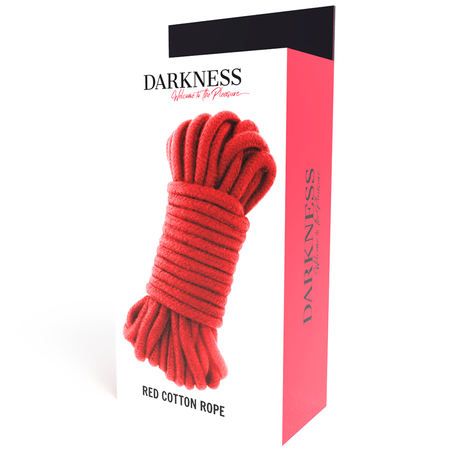 DARKNESS - CORDE JAPONAISE 5 M ROUGE DARKNESS BONDAGE