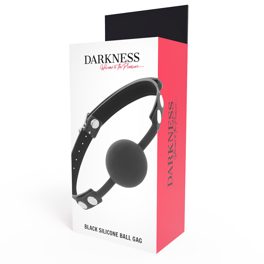 DARKNESS - BILLON EN SILICONE NOIR DARKNESS BONDAGE