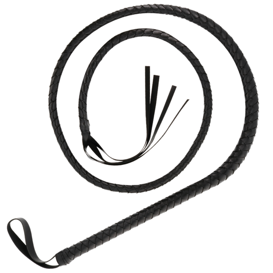 DARKNESS - FOUET DE BONDAGE NOIR 210CM DARKNESS SENSATIONS