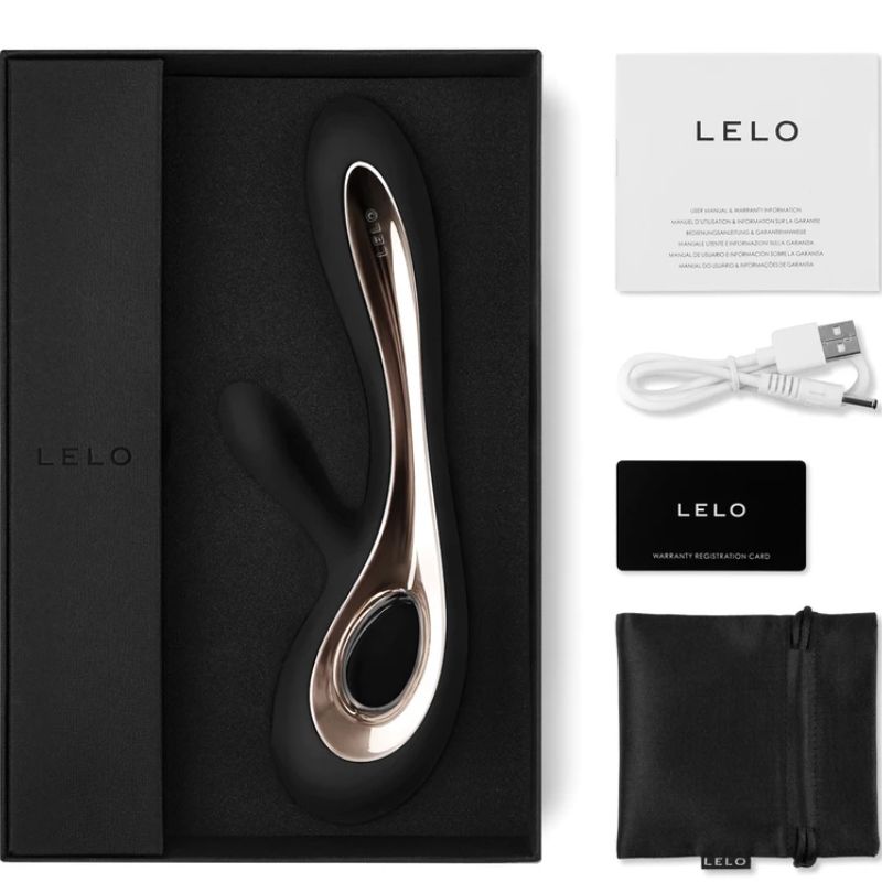 LELO - VIBRATEUR SORAYA 2 LAPIN NOIR LELO