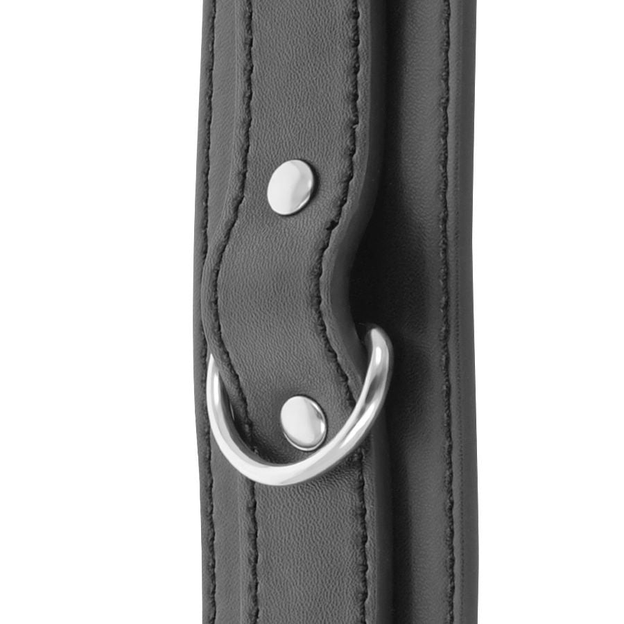 DARKNESS - MENOTTES RÉGLABLES NOIRES AVEC DOUBLE RUBAN DE RENFORT DARKNESS BONDAGE