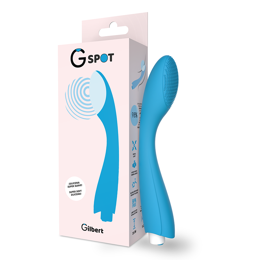 G-SPOT - VIBRATEUR GYLBERT TURQUOISE BLEU G-SPOT G-SPOT