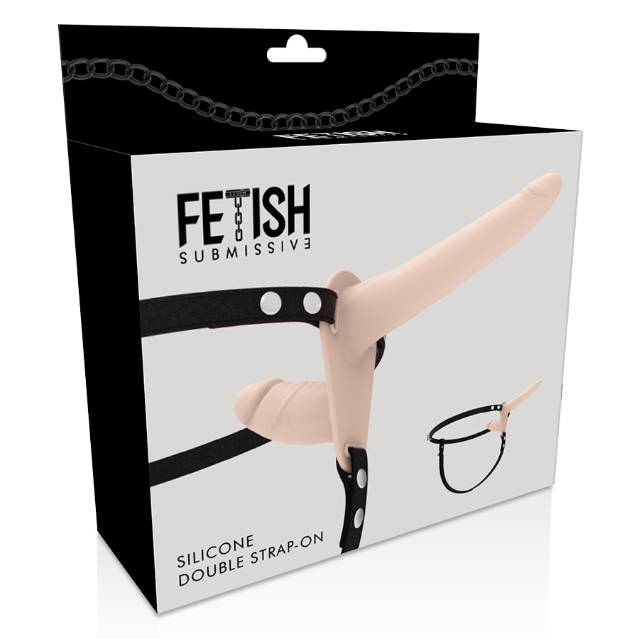 FETISH SUBMISSIVE HARNESS - DOUBLE PÉNÉTRATION CHAIR FETISH SUBMISSIVE HARNESS