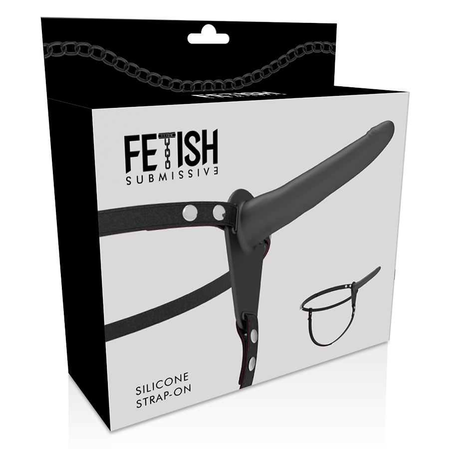 FETISH SUBMISSIVE HARNESS - SILICONE NOIR 15 CM FETISH SUBMISSIVE HARNESS