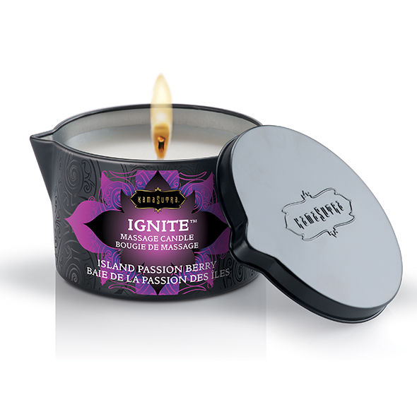 KAMASUTRA - BOUGIE DE MASSAGE ÎLE DE LA PASSION 170GR KAMASUTRA COSMETICS
