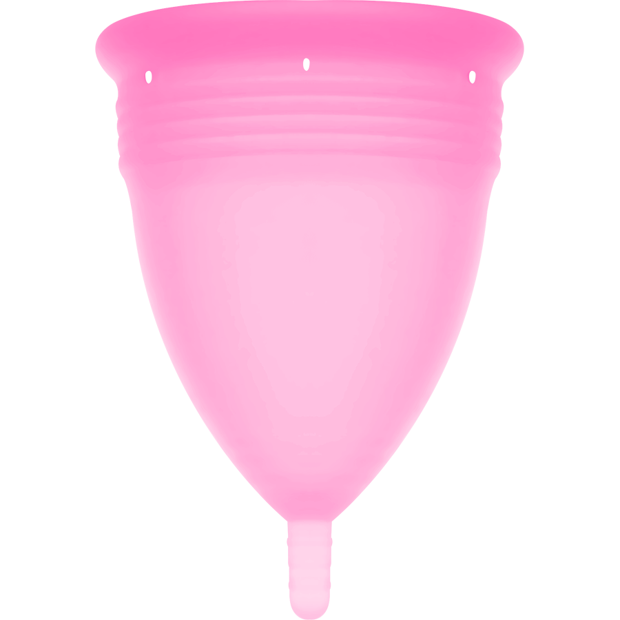 STERCUP - COUPE MENSTRUELLE EN SILICONE FDA ROSE - TAILLE L STERCUP