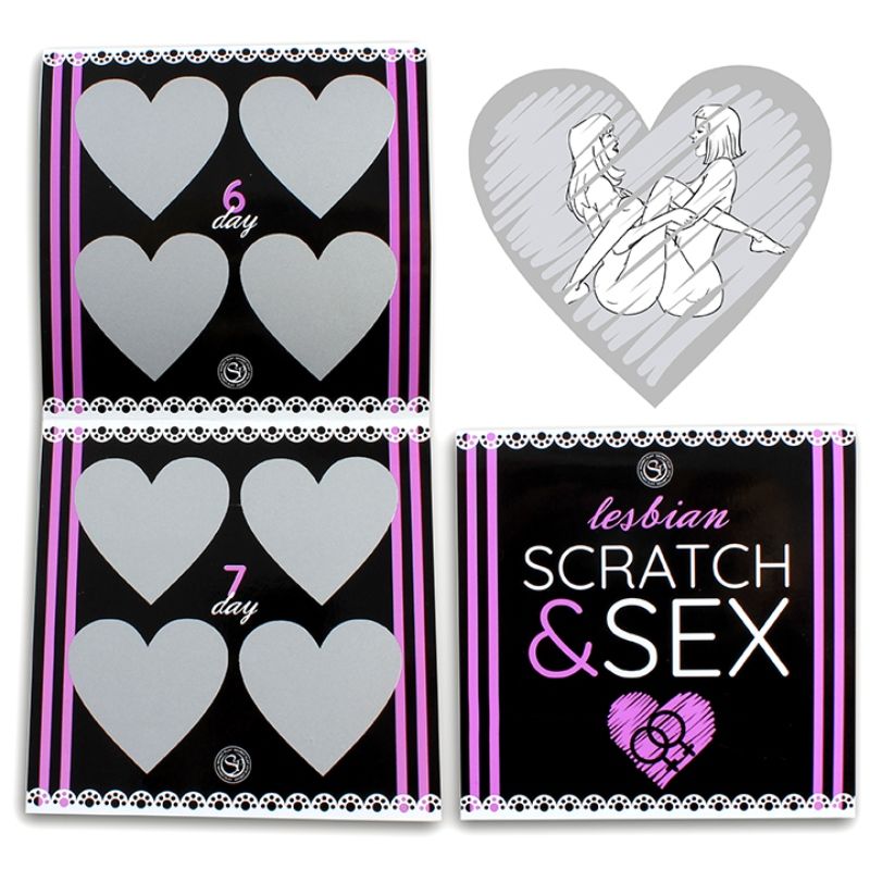 SECRETPLAY - JEU DE SCRATCH ET DE SEXE POUR COUPLES POSITIONS LESBIENNES (ES/EN/FR/PT/DE) SECRETPLAY 100% GAMES