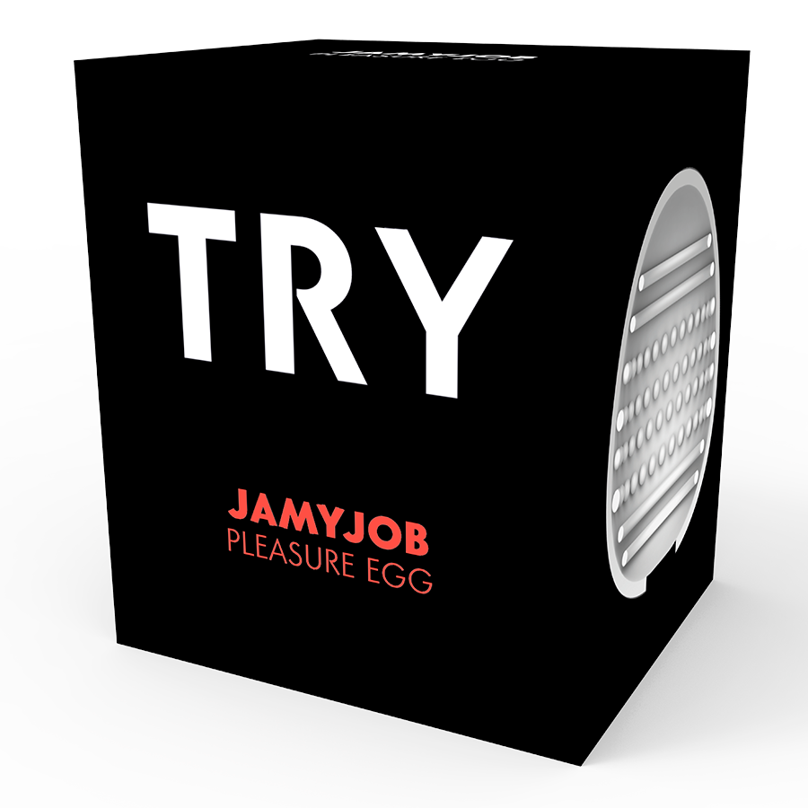 JAMYJOB - MASTURBATEUR EGG NOIR VERSION DISCRETT JAMYJOB