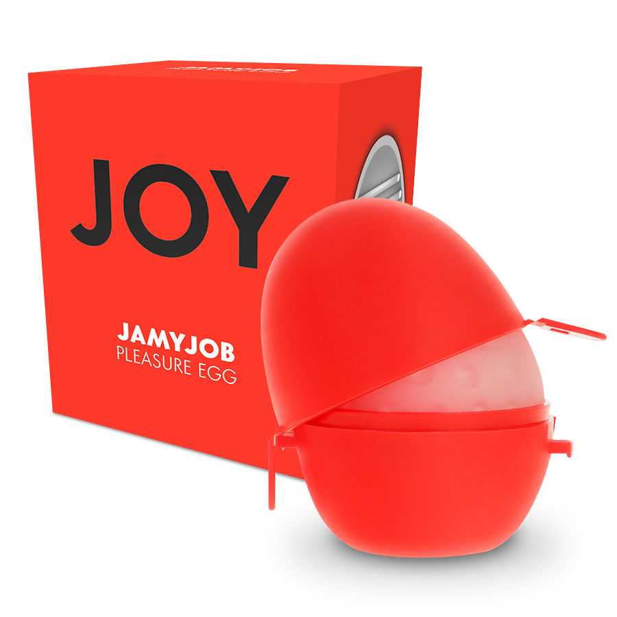 JAMYJOB - EGG MASTURBATEUR ROUGE VERSION DISCRETT JAMYJOB