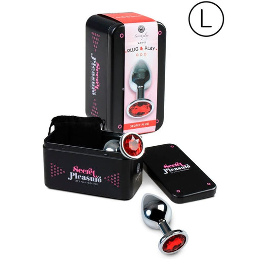SECRETPLAY - PLUG ANAL TAILLE L ROUGE SECRETPLAY TOYS