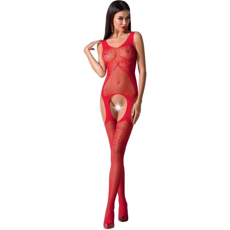 PASSION - FEMME BS061 BODYSTOCKING NOIR TAILLE UNIQUE PASSION WOMAN
