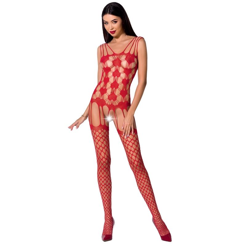 PASSION - FEMME BS067 BODYSTOCKING NOIR TAILLE UNIQUE PASSION WOMAN