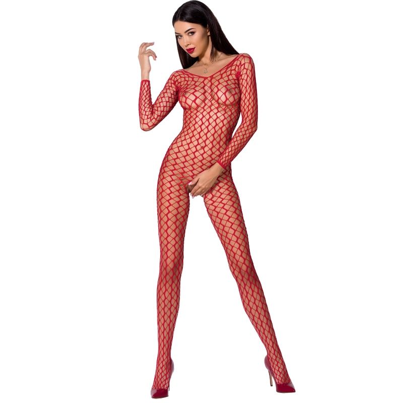 PASSION - FEMME BS068 BODYSTOCKING NOIR TAILLE UNIQUE PASSION WOMAN