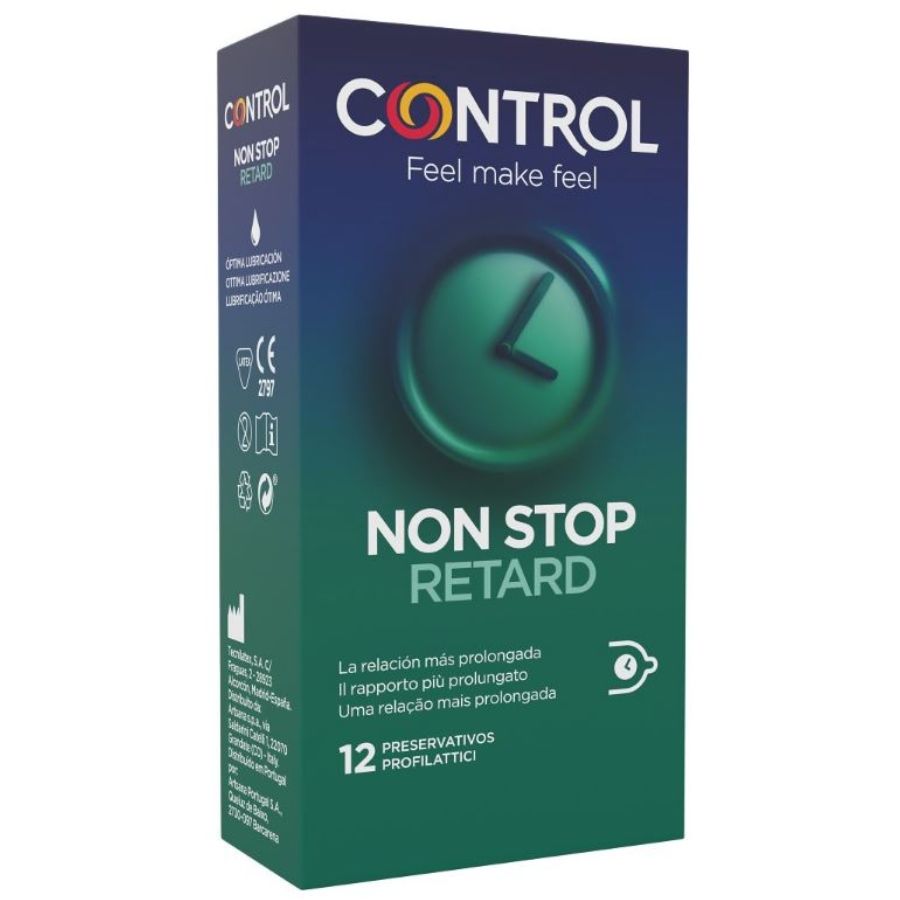 CONTROL - NON STOP RETARD CONDOMS 12 UNITS CONTROL CONDOMS
