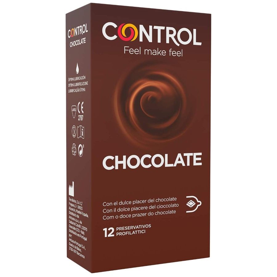 CONTROL - ADAPTA CHOCOLATE CONDOMS 12 UNITS CONTROL CONDOMS