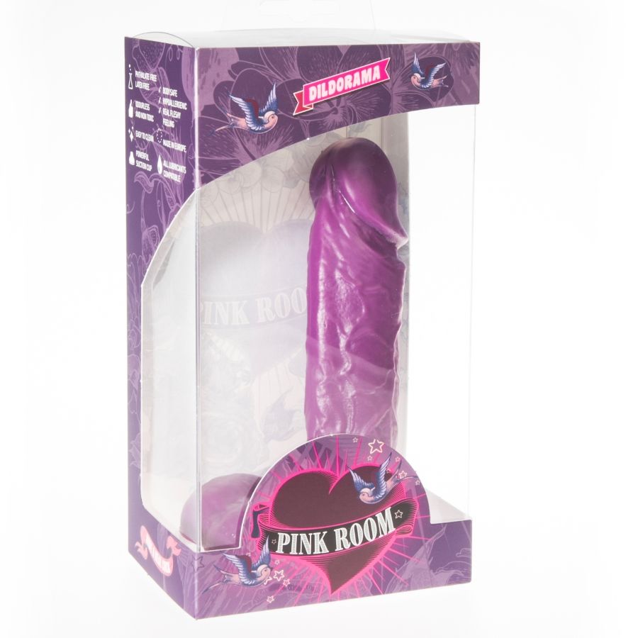 PINK ROOM - GODE RÉALISTE AMADEO VIOLET 15,5 CM PINK ROOM