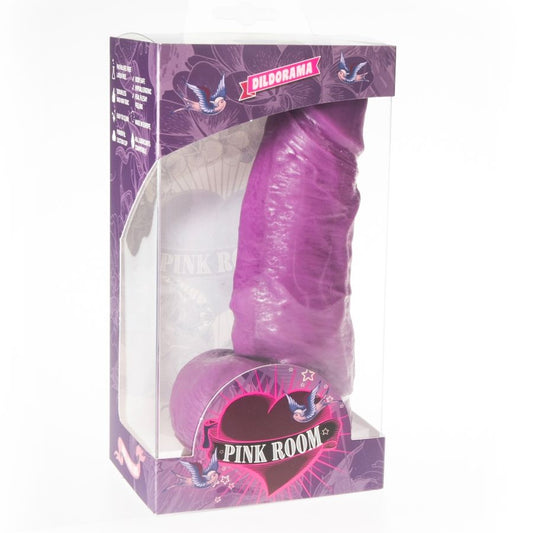 PINK ROOM - GODE RÉALISTE DAYAN VIOLET 17 CM PINK ROOM
