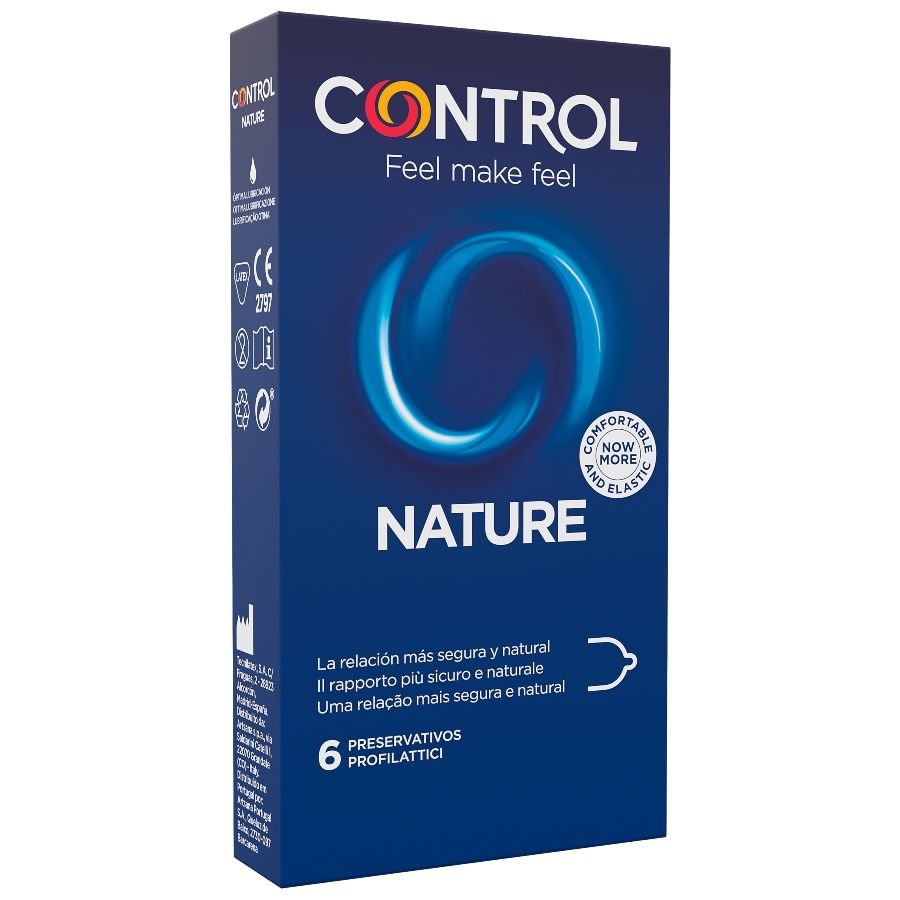 CONTROL - PRÉSERVATIFS ADAPTA NATURE 6 UNITÉS CONTROL CONDOMS