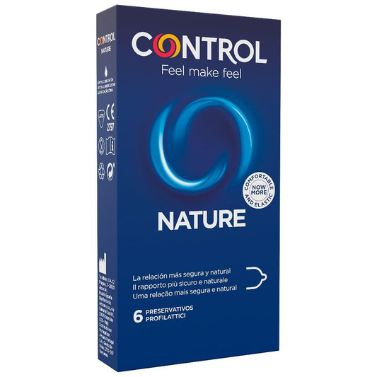 CONTROL - PRÉSERVATIFS ADAPTA NATURE 6 UNITÉS CONTROL CONDOMS