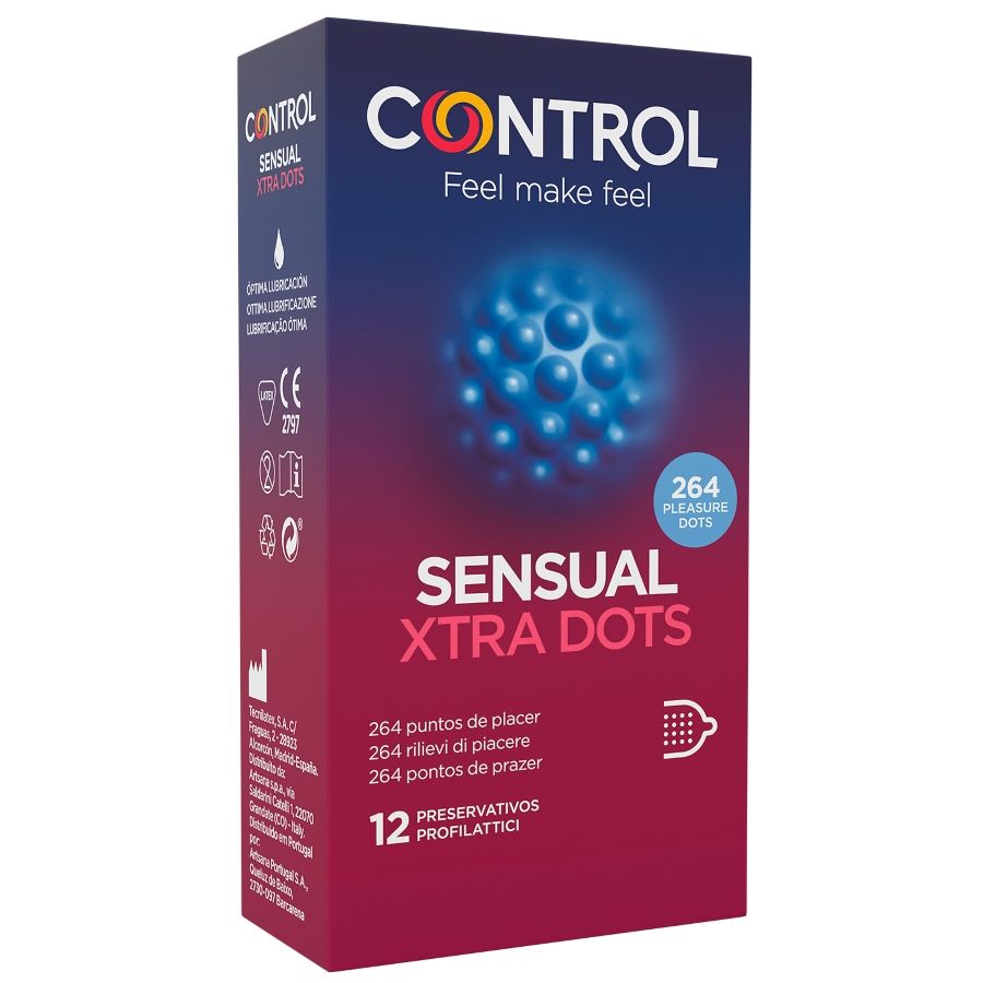 CONTROL - XTRA DOTS 12 UDS CONTROL CONDOMS