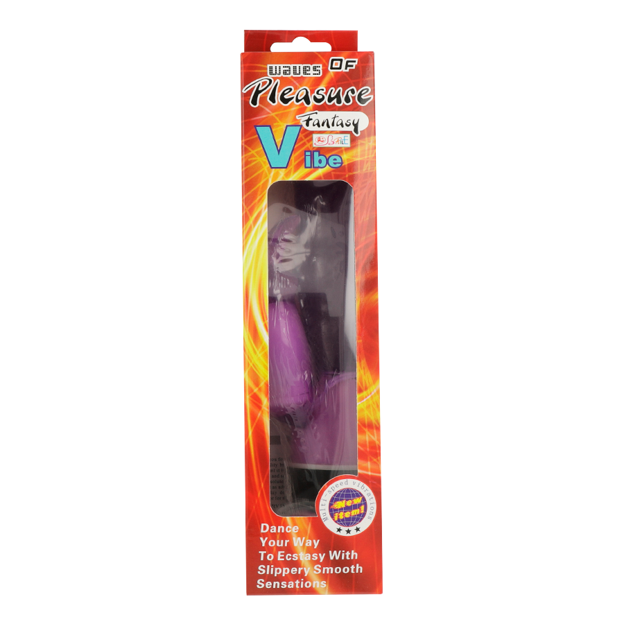 BAILE - VIBRATEUR FANTASY WAVES OF PLEASURE AVEC LAPIN LILAS 23 CM BAILE VIBRATORS
