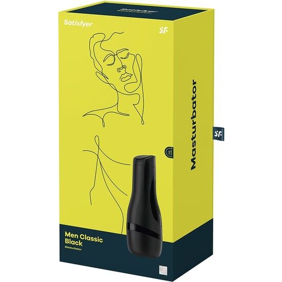 SATISFYER - MASTURBATEUR HOMME CLASSIQUE ARGENT SATISFYER MEN
