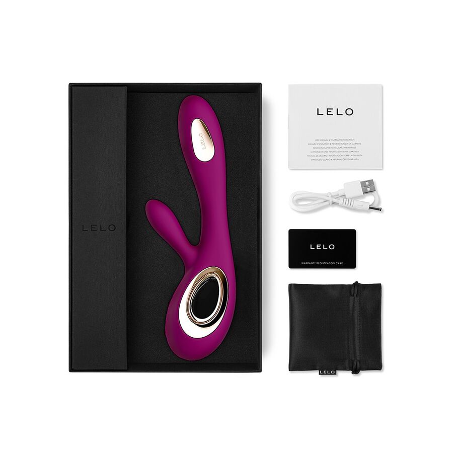 LELO - SORAYA WAVE VIBRATEUR LAPIN DEEP ROSE LELO