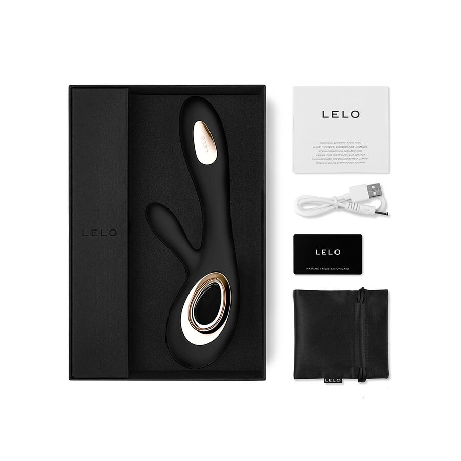 LELO - SORAYA WAVE VIBRATEUR LAPIN NOIR LELO