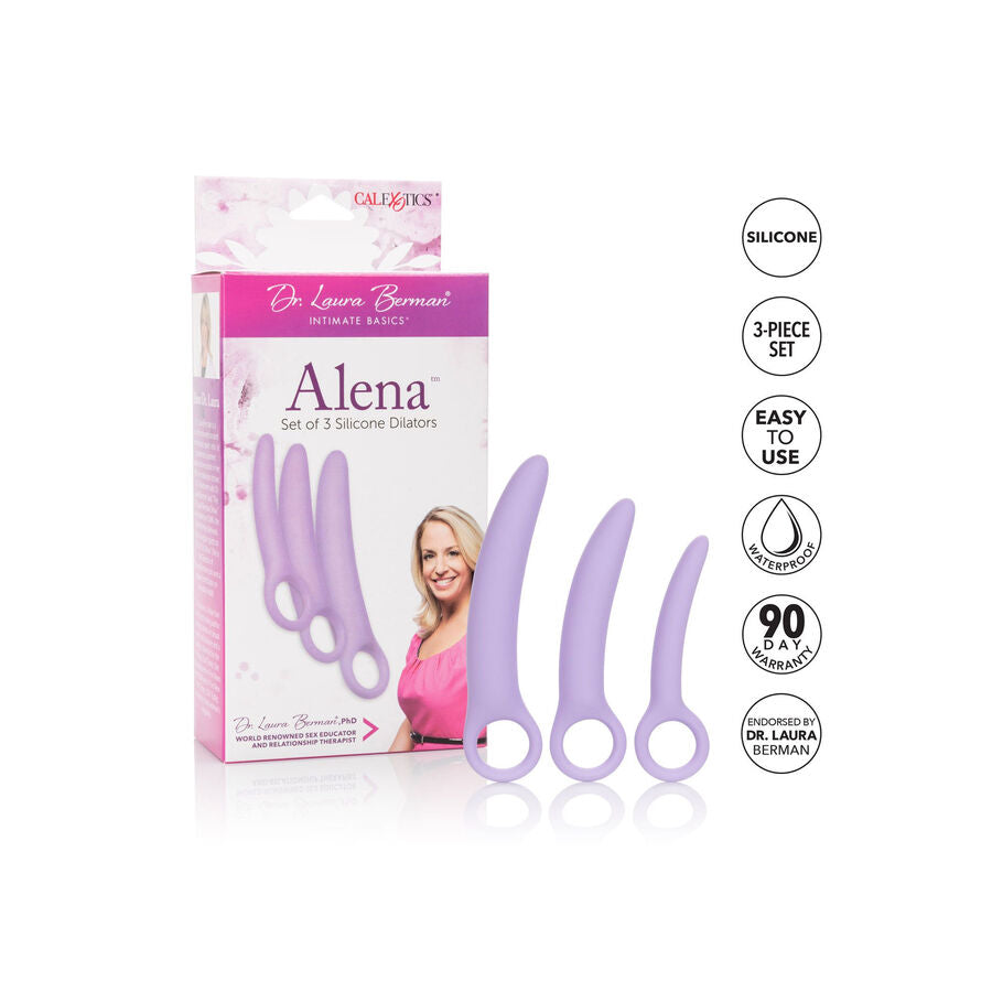 CALEXOTICS - DR LAURA BERMAN ALENA ENSEMBLE DE 3 DILATEURS EN SILICONE CALEXOTICS