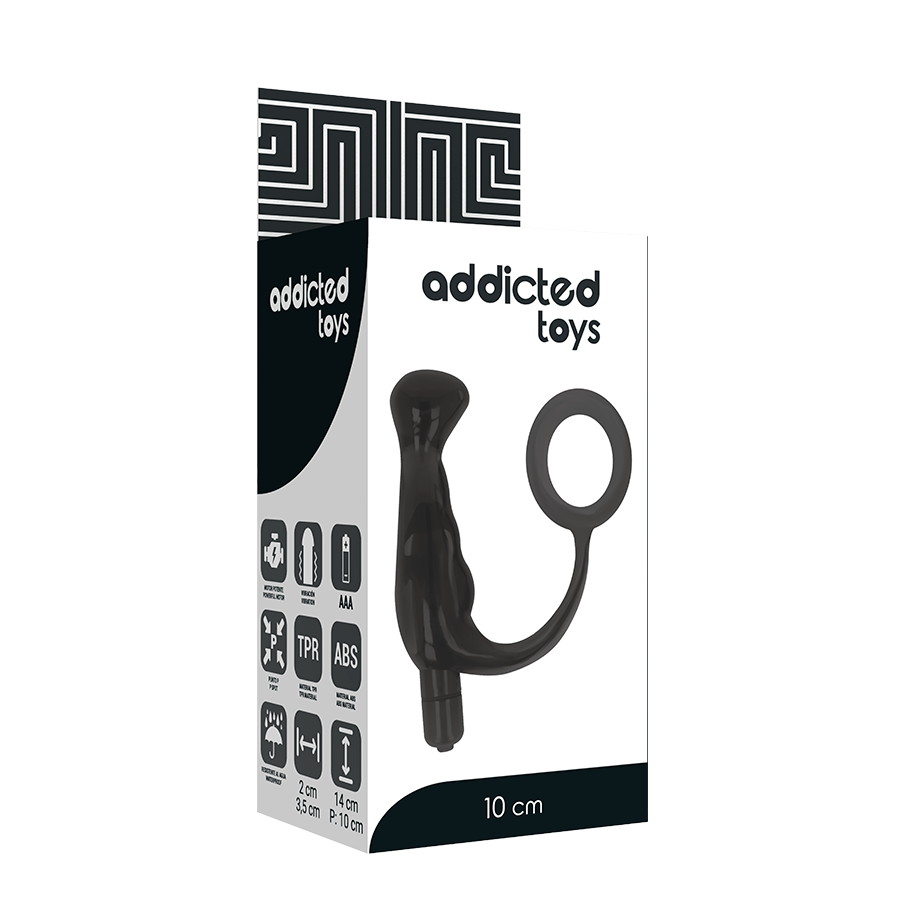 ADDICTED TOYS - VIBRATEUR PROST TICO NOIR 10 CM ADDICTED TOYS