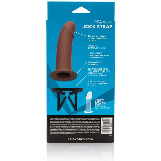 CALEXOTICS - PPA AVEC JOCK STRAP MARRON CALEXOTICS
