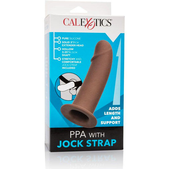 CALEXOTICS - PPA AVEC JOCK STRAP MARRON CALEXOTICS