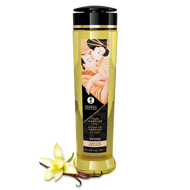 SHUNGA - HUILE DE MASSAGE ÉROTIQUE DÉSIR 240 ML SHUNGA OILS