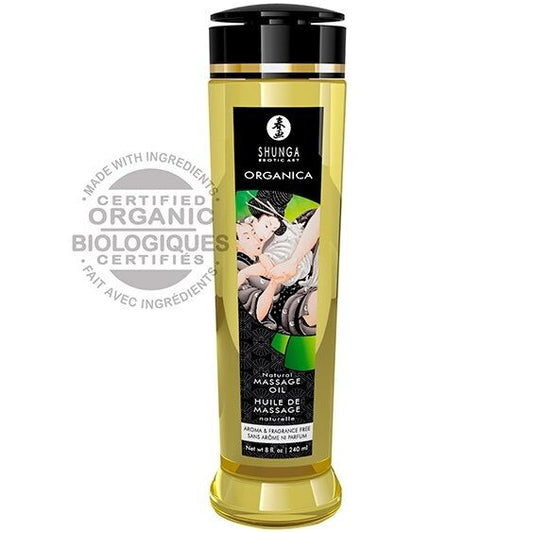 SHUNGA - HUILE DE MASSAGE NATURELLE BIO 240 ML SHUNGA OILS