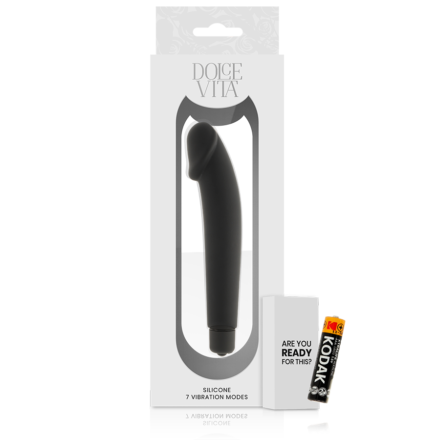 DOLCE VITA - REALISTIC BLACK SILICONE DOLCE VITA