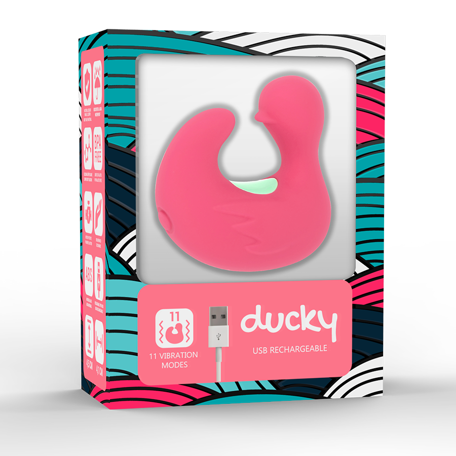 HAPPY LOKY - DUCKYMANIA DOIGT STIMULATEUR EN SILICONE RECHARGEABLE HAPPY LOKY