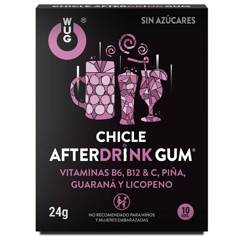 WUG GUM - AFTER DRINK HANGOVER 10 UNITS WUG GUM