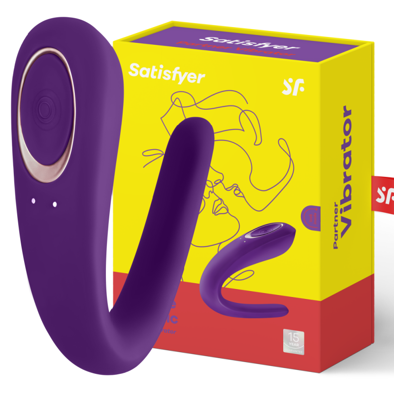 SATISFYER - PARTNER TOY VIBRATOR STIMULANT LES DEUX PARTENAIRES SATISFYER PARTNER