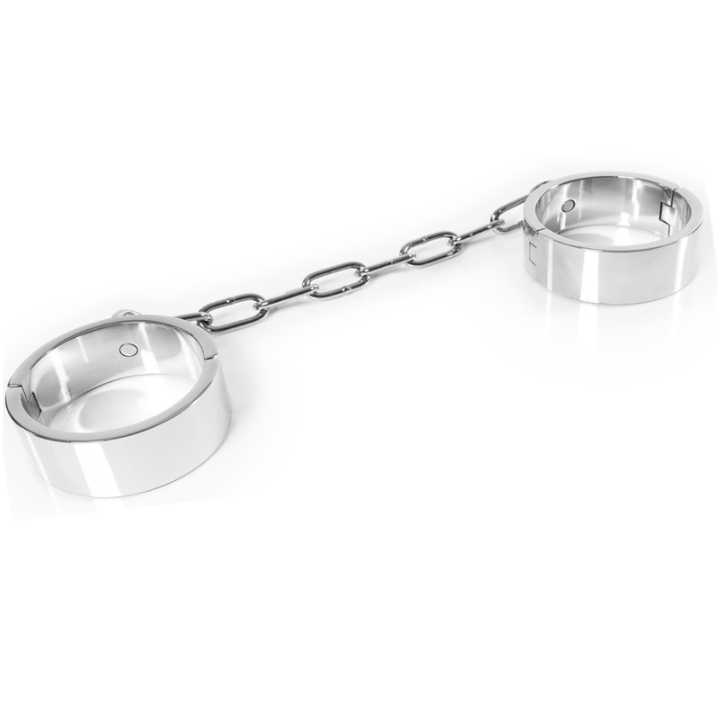 METAL HARD - MENOTTES DE CHEVILLE AVEC SOUMISSION DE CLÉ ALLEN BDSM METAL HARD