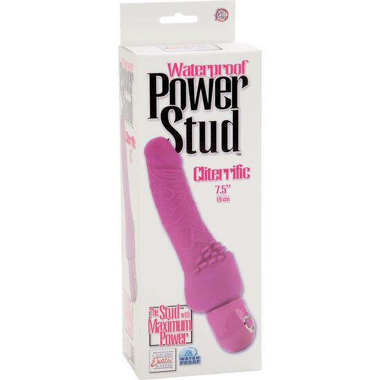 CALEXOTICS - VIBRATEUR ROSE POWER STUD CLITERRIFIC CALEXOTICS